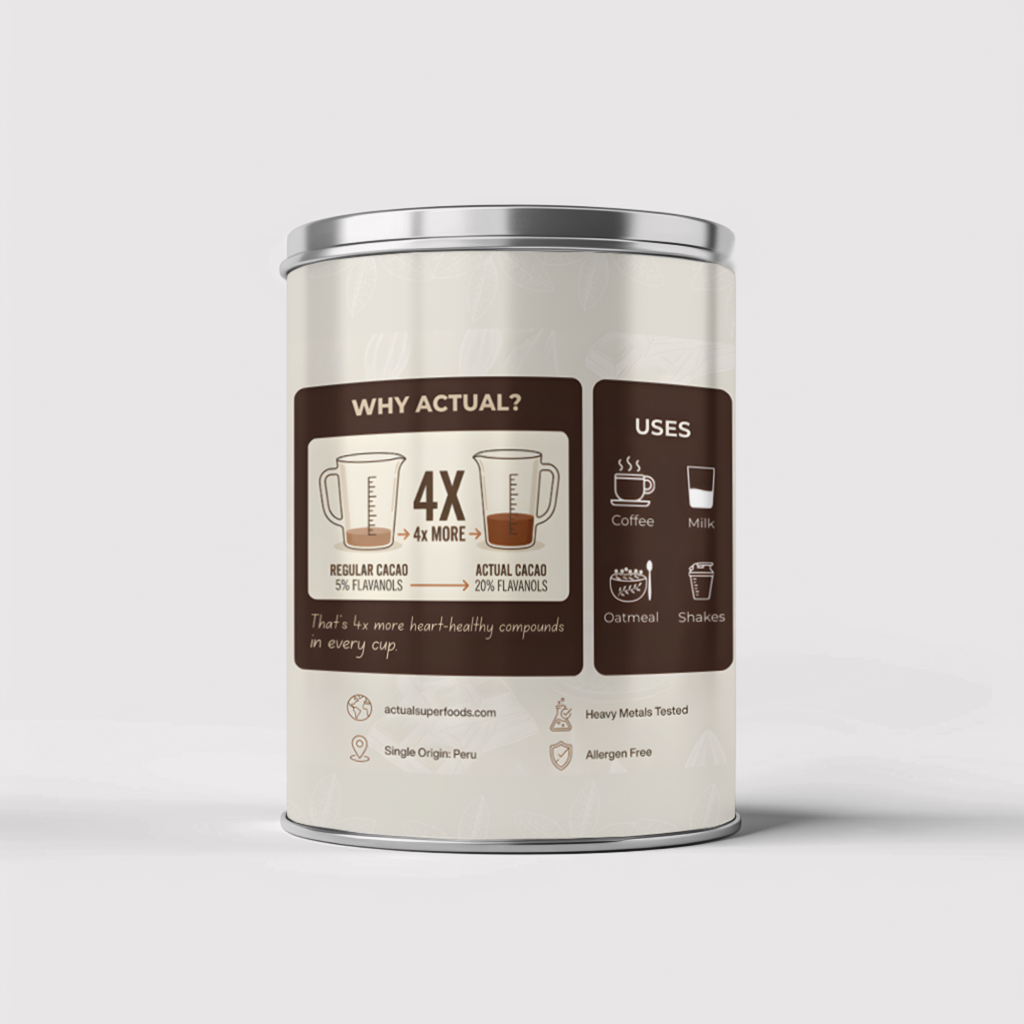 High-Flavanol Cacao for Focus, Calm Energy & Flow