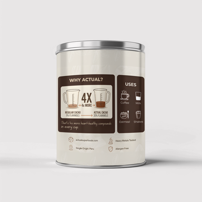 High-Flavanol Cacao for Focus, Calm Energy & Flow