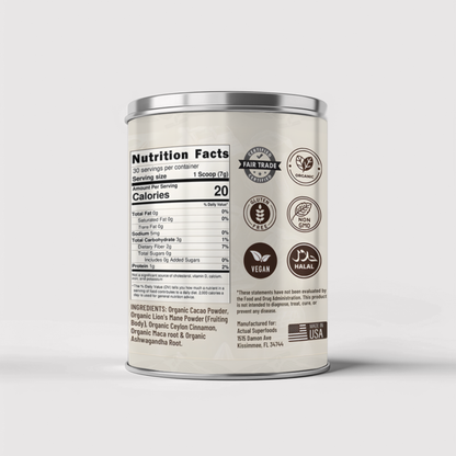 High-Flavanol Cacao for Focus, Calm Energy & Flow