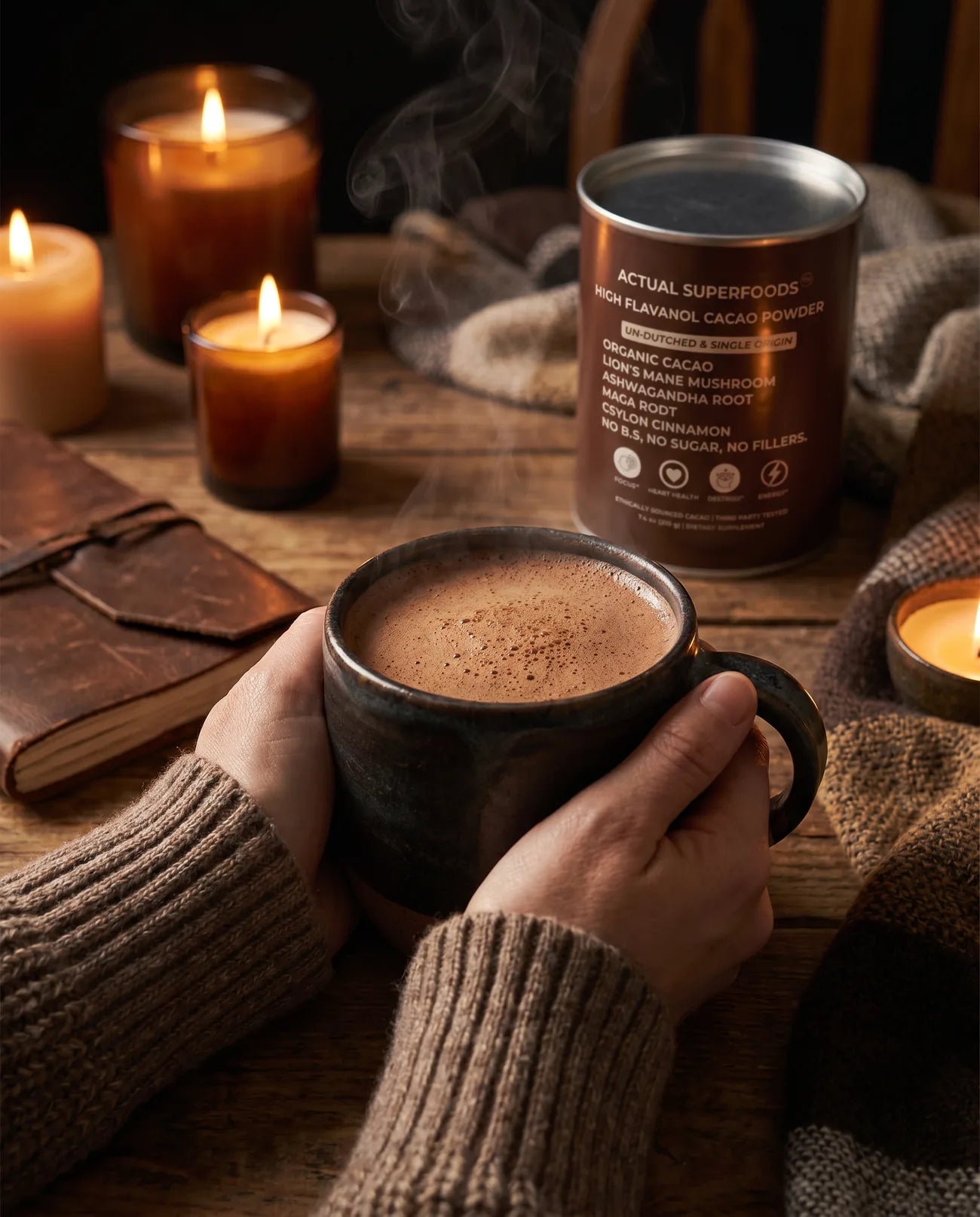 Backed by studies on cocoa flavanols: