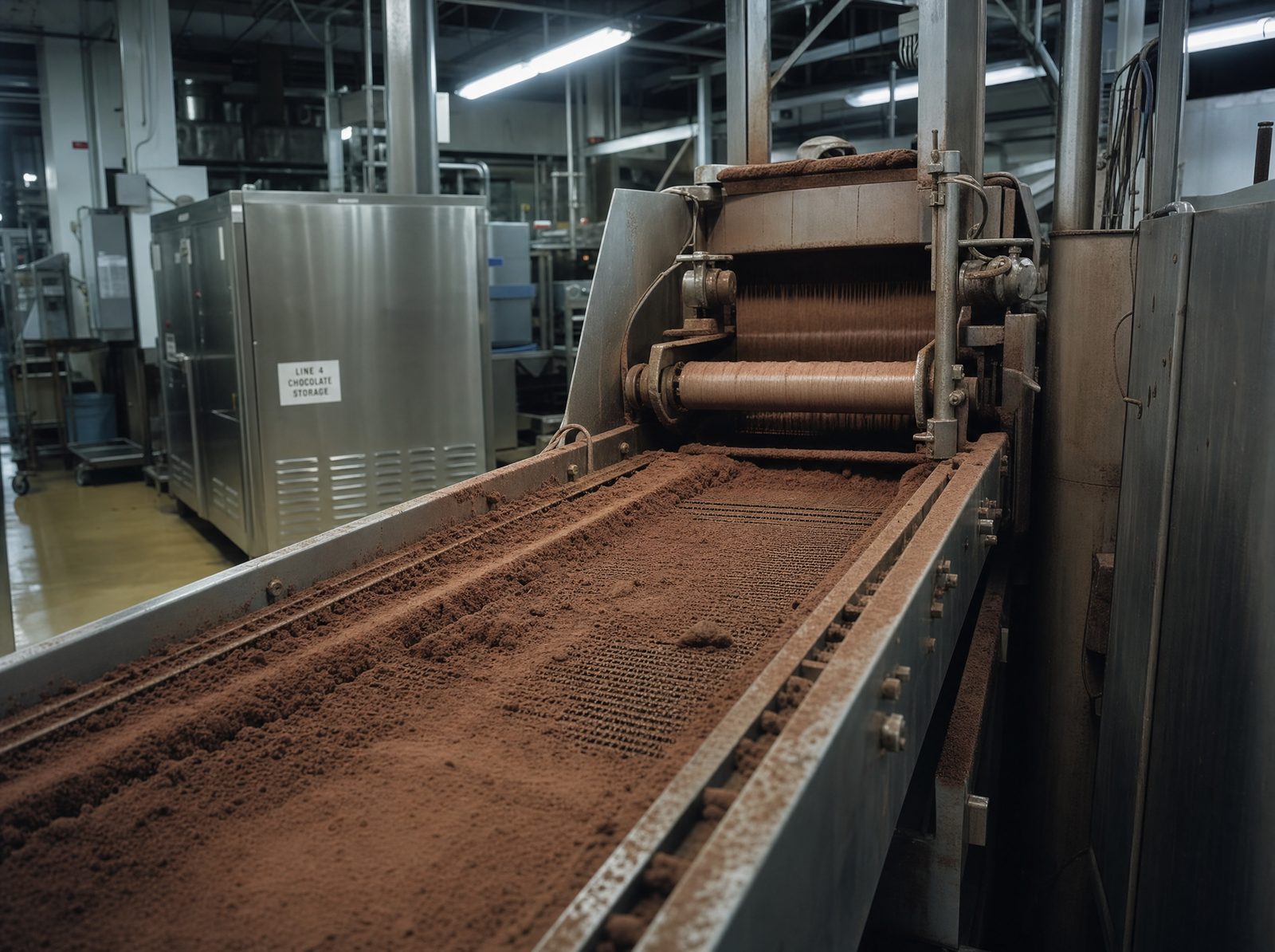 Industrial chocolate processing