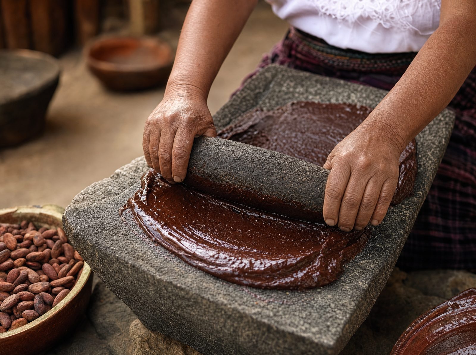 Traditional cacao preparation